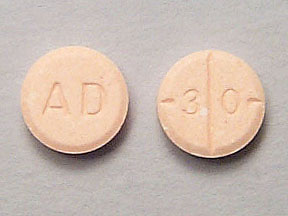 Adderall 30mg (Orange AD 30 pill)